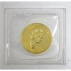 Image 2 : 1/20 Oz .9999 Fine Gold 1993 Canada Maple Leaf Coin 