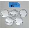 Image 1 : 5 x 1 Oz .999 Silver 2-Sided Art Rounds