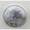 Image 2 : 1 Oz .999 Silver Indigenous/Buffalo Art Round 