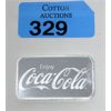 Image 1 : 1 Oz .999 Silver Coca-Cola 2-Sided Bar 