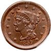 Image 2 : 1857 N-1 R1 Large Date, PCGS graded MS63 Brown