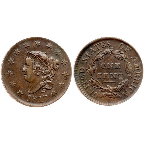 1817 N-3 R2 ANACS graded EF40