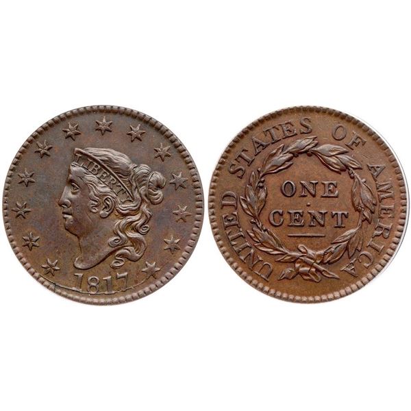 1817 N-4 R3+ ANACS graded AU50