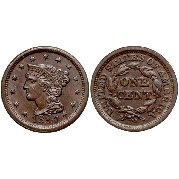 1847 N-32 R4 ANACS graded AU55