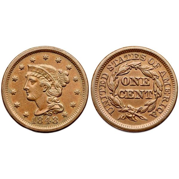 1848 N-4 R4 Repunched Date EF40