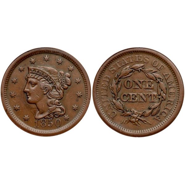 1850 N-7 R2 ANACS graded EF45