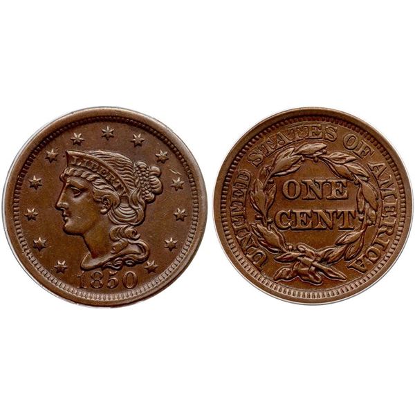 1850 N-13 R3+ ANACS graded EF45
