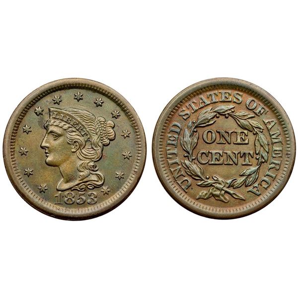1853 N-3 R1 AU58