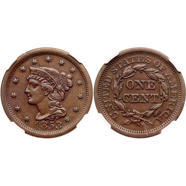 1853 N-31 R4+ NGC graded XF45