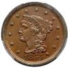 Image 2 : 1854 N-5 R3 Repunched 18, PCGS graded MS63 Brown