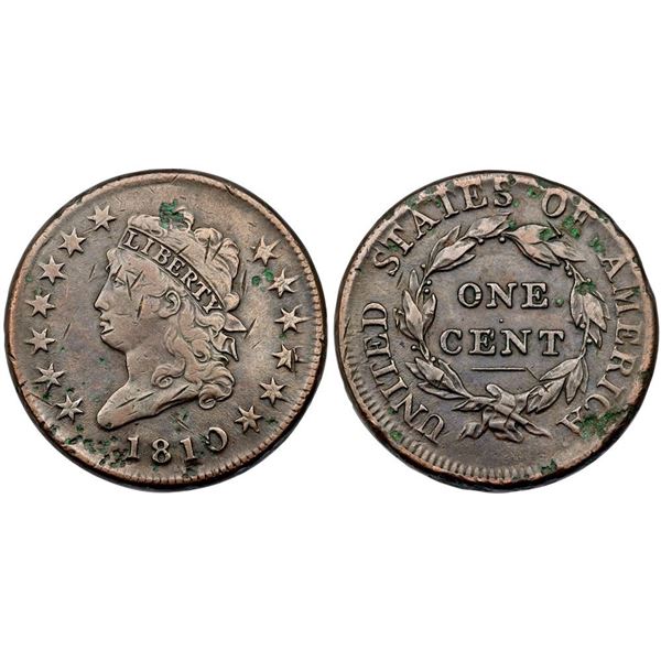 Pair of 1810 Cents
