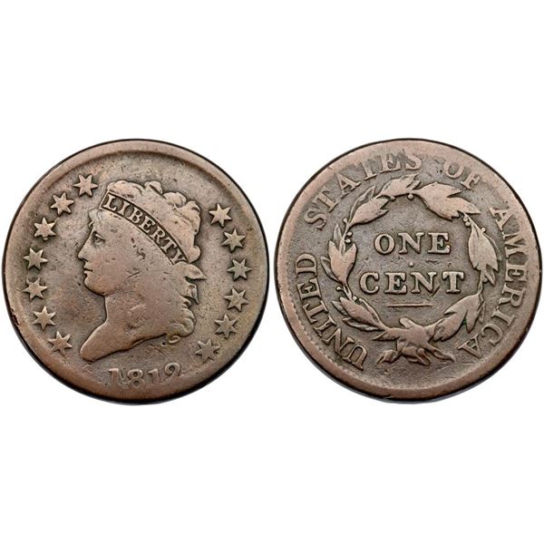 Pair of 1812 & 1813 Cents