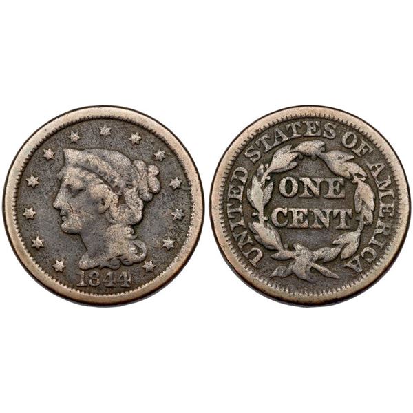 Group of 7 Cents, 1844-1856