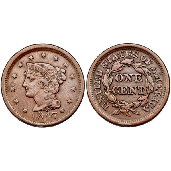 Trio of Cents, 1847-1850