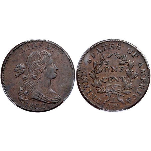 1802 S-237 R2 PCGS graded AU55