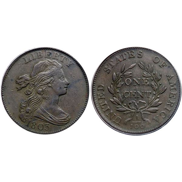 1803 S-256 R3 PCGS graded AU50