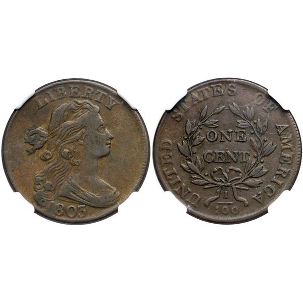 1803 S-256 R3 NGC graded XF45