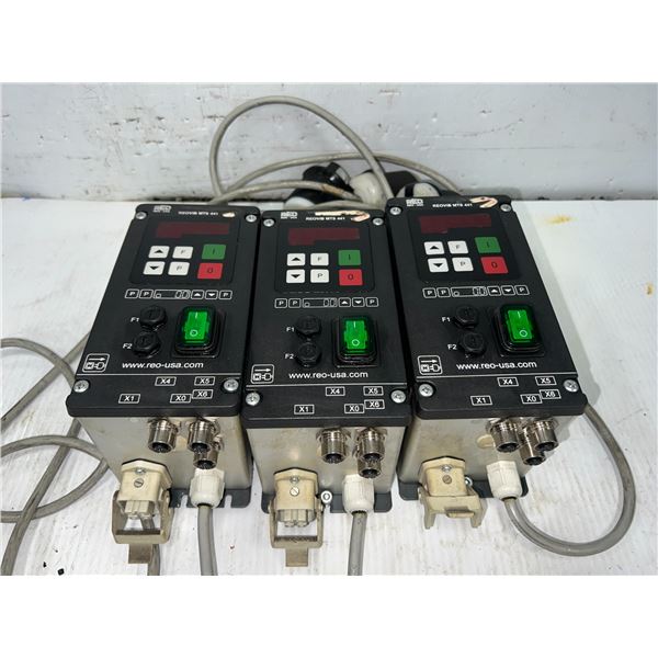 (3) REO-USA #REOVIB MTS 441 Controllers