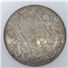 BZ1919-135 SILVER CANADIAN 50CENT 1952 COIN