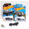 LOT OF 3 COLLECTORS BATMAN HOT WHEELS