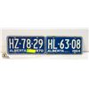 1970 AB LISENSE PLATE