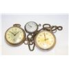 Image 1 : 3 POCKET WATCHES