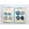 Image 1 : BLUE AGATE DOOR KNOBS 2 PACKAGES