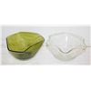 Image 1 : 2 GLASS SALAD BOWLS