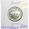 Image 1 : 9)  CANADA 1867-1967 COUGAR 50% SILVER QUARTER
