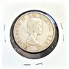 Image 2 : 3)  CANADA 1964 80% SILVER HALF DOLLAR.