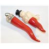 Image 1 : VINTAGE CHILI PEPPER ORNAMENTS