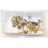 Image 1 : 7 NEW 24K GOLD PLATED AUSTRIAN CRYSTAL-NWT