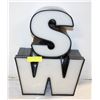 Image 1 : DCOR LETTERS ALUMINUM S & W OR M