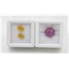 Image 1 : #165- HEATED YELLOW SAPPHIRE 2.45CT & RUBY 7.40CT