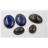 Image 1 : #44- NATURAL LABRADORITE & LAPIS LAZULI  89.70 CT