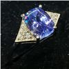 Image 1 : BZ1924-53L 14K TANZANITE DIAMOND RING