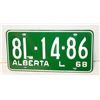 Image 1 : NEW 1968 UNUSED LICENSE PLATE