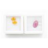 Image 1 : #164- HEATED YELLOW SAPPHIRE 2.65CT & RUBY 3.15CT