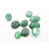 Image 1 : #14- GREEN EMERALD GEMSTONES  53.50 CT