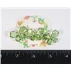 Image 1 : NEW GREEN RHINESTONE BUTTERFLY FRENCH CLIP