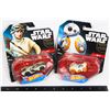 Image 1 : TWO STAR WARS HOTWHEELS CARS, REY AND BB8