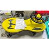 NEW CHILDRENS WIGGLE CAR YELLOW WITH BATMAN LOGO