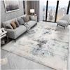 Image 1 : NEW CINKNOTS MODERN ABSTRACT AREA RUG, GREY