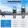 Image 1 : NEW UNPACKED PAIR OF 25" TNIAPO SNOWSHOES