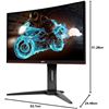 Image 3 : NEW OPEN BOX AOC G LINE 24" 2ND GEN CURVED GAMING