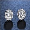 Image 4 : 2 CT GRA CERTIFIED MOISSANITE 925 SILVER EARRINGS