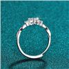Image 4 : 0.5 CT GRA CERTIFIED MOISSANITE 925 SILVER