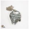 Image 2 : NEW MILLENNIUM FALCON BOTTLE OPENER ON NECKLACE