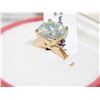 Image 1 : BZ1582-47 10K BLUE MOISSANITE (3CT) RING