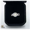 Image 1 : #12-1.00 CT GRA CERTIFIED MOISSANITE VVS D SURROUN